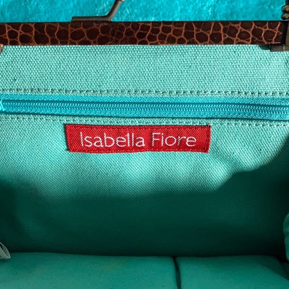 Top Handle Isabella Fiore leopard Calf hair bag - Picture 3 of 8